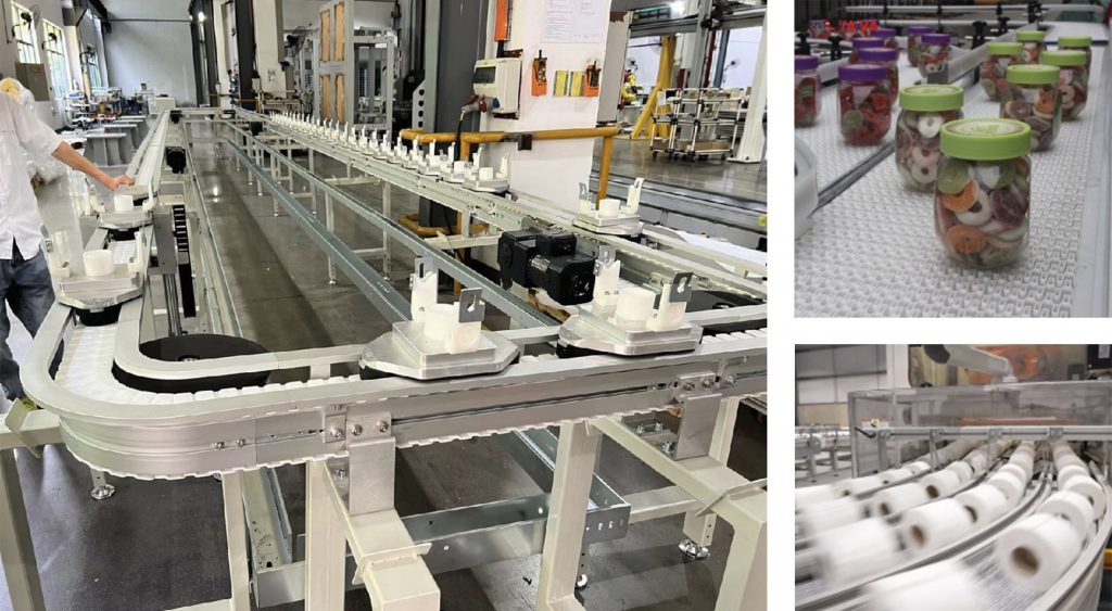 Bandas modulares en líneas de embasado